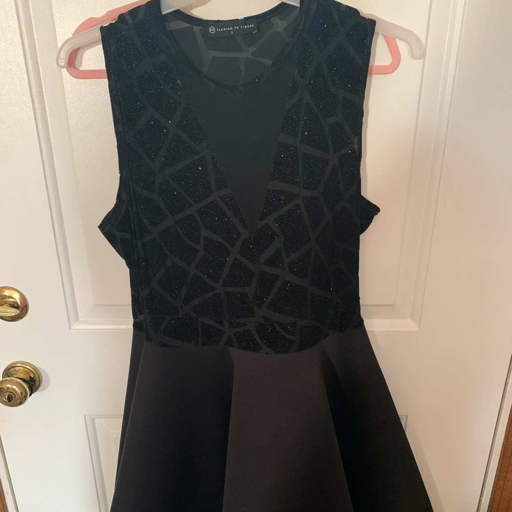 Fashion to Figure sparkly mesh dress